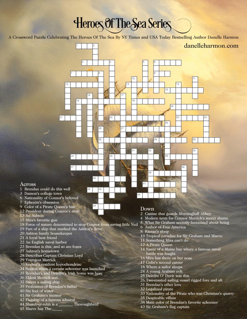 Heroes of the Sea Crossword Puzzle Aurora Publicity Heroes of the Sea Crossword Puzzle Aurora Publicity